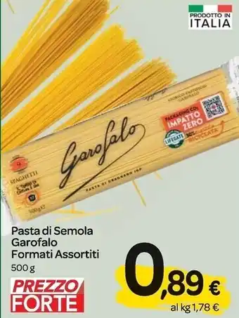 Carrefour Express Garofalo pasta di semola formati assortiti offerta