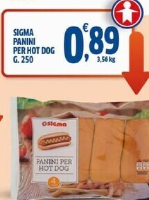Sigma panini per hot dog