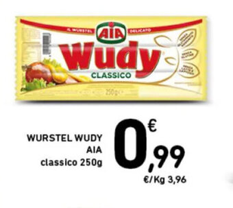 Spazio Conad WURSTEL WUDY AIA 250 g offerta