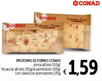 Spazio Conad PROFUMO DI FORNO CONAD 170g/150g/155g offerta