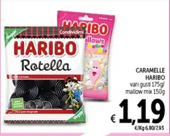 CARAMELLE HARIBO 175g/150g