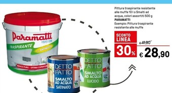 Paramatti Lo Specifico Traspirante Antimuffa Lt10