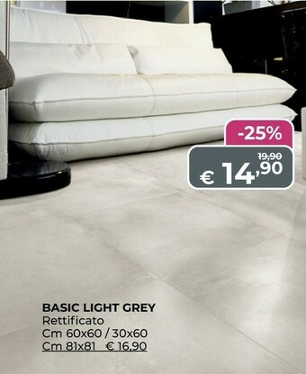 Bagni e pavimenti Pavimento Basic Light Grey offerta