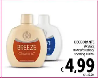 DEODORANTE BREEZE 100 ml