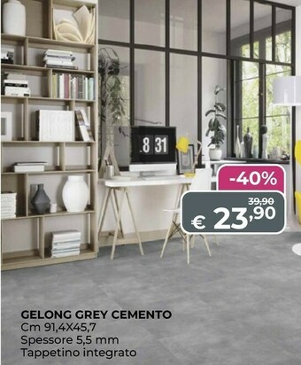 Pavimento Gelong Grey Cemento