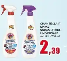 Happy Casa Chanteclair spray sgrassatore universale offerta