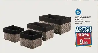 Happy Casa Set organizer 4 pezzi offerta