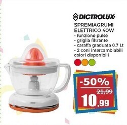 Happy Casa Dictrolux spremiagrumi elettrico 40w offerta