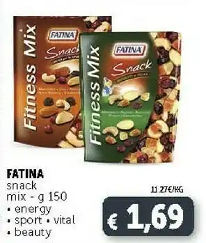 Deco Supermercati Fatina Snack Energy 150 G offerta