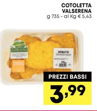 Pam Valserena cotoletta offerta