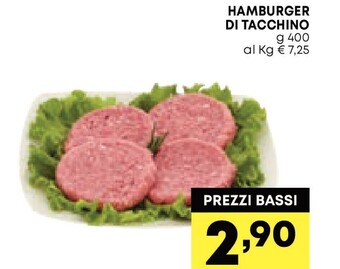 Pam Hamburger di tacchino offerta