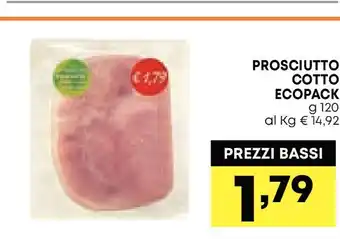 Pam Prosciutto cotto ecopack offerta