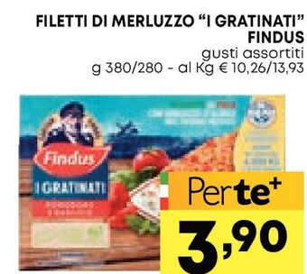 Findus filetti di merluzzo i gratinati