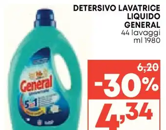 Pam General detersivo lavatrice liquido offerta