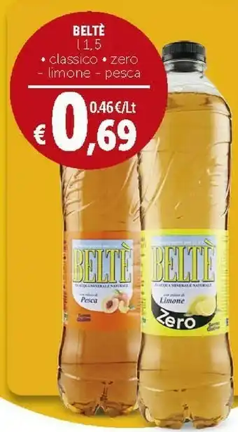 Deco Supermercati Beltè Limone Zero 1500 Ml offerta