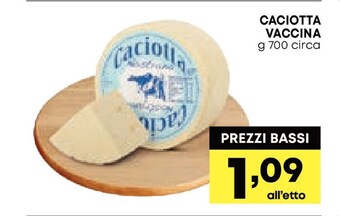 Pam Caciotta vaccina offerta