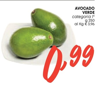 Avocado verde