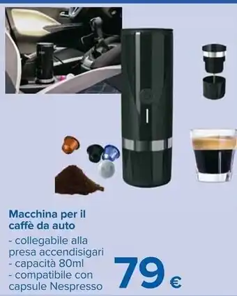 Macchina per il caffe da auto