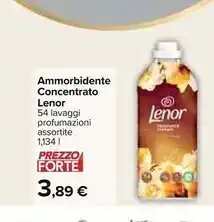 Carrefour Iper Lenor ammorbidente concentrato offerta