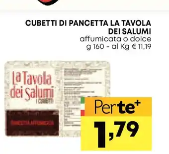 Pam La tavola dei salumi - cubetti di pancetta offerta