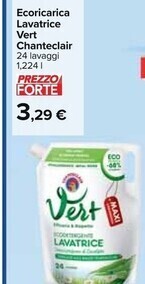 Carrefour Iper Chanteclair ecoricarica lavatrice vert offerta