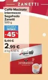 Segafredo caffè macinato intermezzo