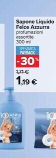 Carrefour Iper Felce azzurra sapone liquido offerta