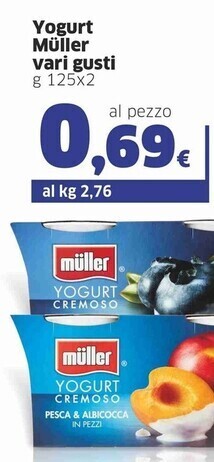 Sigma Muller yogurt offerta