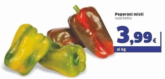 Sigma Peperoni misti vaschetta offerta