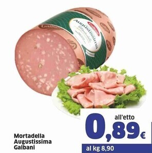 Sigma Galbani mortadella augustissima offerta