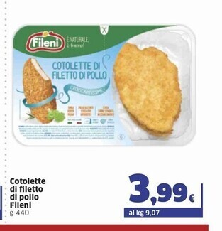 Sigma Fileni cotolette di pollo offerta