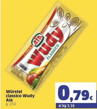 Sigma Aia wurstel classico wudy offerta