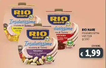 Deco Supermercati Rio Mare Insalatissime Riso E Tonno 160 G(ml) offerta