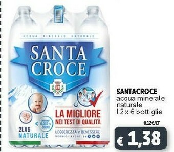 Deco Supermercati Santa croce Acqua Minerale Naturale offerta