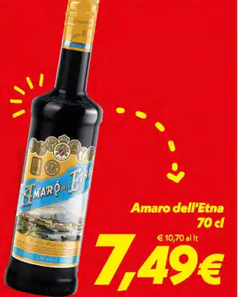 Iper Super Conveniente Amaro dell'Etna 70cl offerta