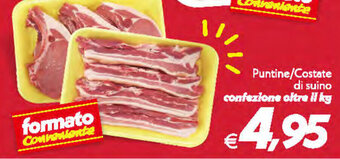 Iper Super Conveniente Puntine/Costate di suino offerta