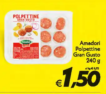 Amadori Polpettine Gran Gusto 240g