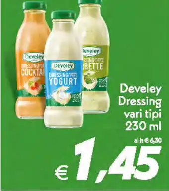 Iper Super Conveniente Develey Dressing vari tipi 230ml offerta