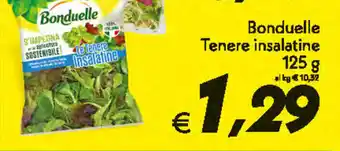 Iper Super Conveniente Bonduelle Tenere Insalatine 125g offerta