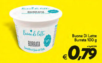Iper Super Conveniente Buona di Latte Burrata 100g offerta