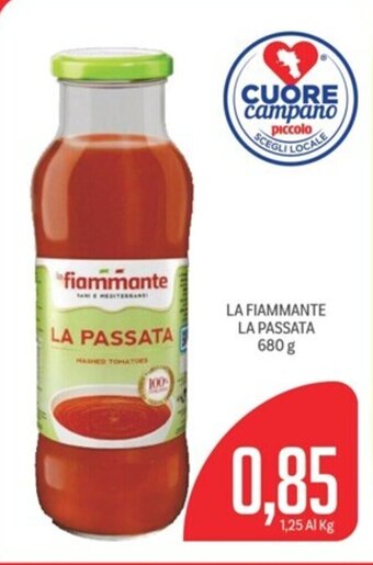 Supermercati Piccolo LA FIAMMANTE LA PASSATA 680 g offerta