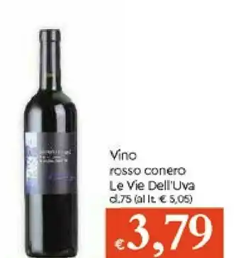 Galassia Le Vie Dell'Uva Vino Rosso offerta