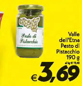 Iper Super Conveniente Valle dell'Etna Pesto di Pistacchio 190g offerta