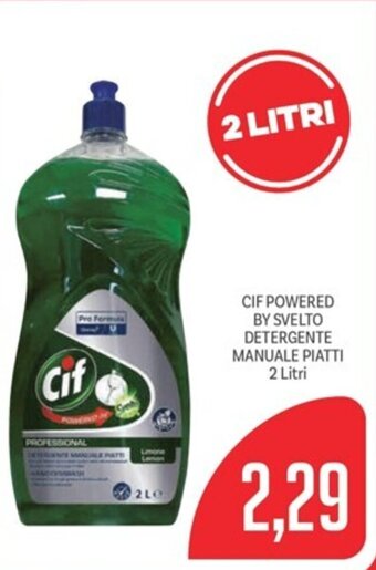 CIF POWERED BY SVELTO DETERGENTE MANUALE PIATTI 2 Litri