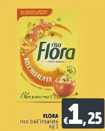 Deco Supermercati Riso flora Flora Bell'Insalata offerta