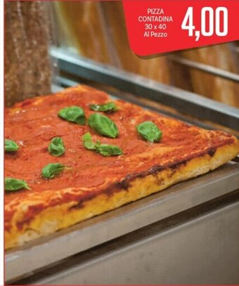 Supermercati Piccolo PIZZA CONTADINA 30 x 40 Al Pezzo offerta