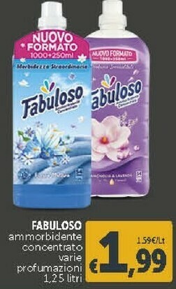 Deco Supermercati Fabuloso Ammorbidente Concentrato offerta