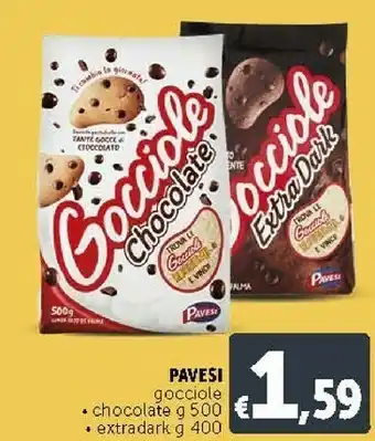 Deco Supermercati Pavesi Gocciole Extradark 400 G(ml) offerta