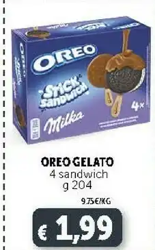 Deco Supermercati Oreo Gelato 4 Sandwich offerta