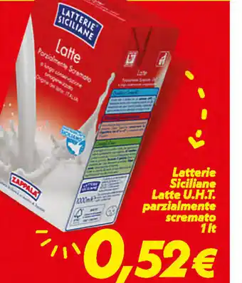 Iper Super Conveniente Latterie Siciliane Latte U.H.T. parzialmente scremato 1lt offerta